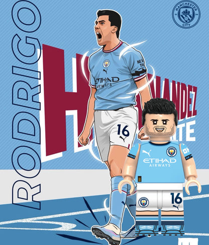 PREVENTE MINIFIGURE FOOTBALL UNIVERS: RODRIGO custom Disponibilité fin  juin 2026