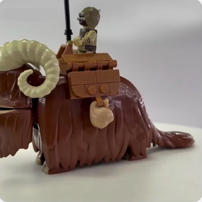 ⭐️⭐️⭐️MINIFIGURE STAR WARS UNIVERS: BANTHA WITH TUSKEN RAIDER ⭐️⭐️⭐️custom