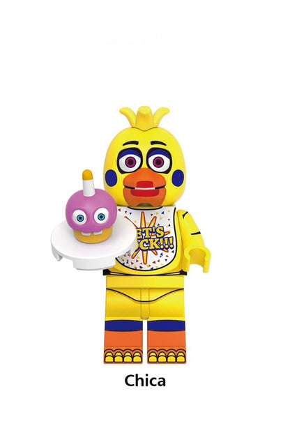 MINIFIGURE HORREUR UNIVERS: CHICA "FIVE NIGHTS AT FREDDY’S"CUSTOM
