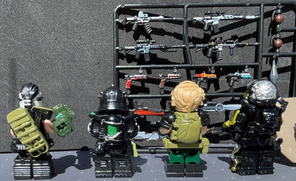 ♥️♥️MINIFIGURE VIDEO GAMES DELTA FORCE UNIVERS: CORRUPTED GOLDEN ROSE ♥️♥️custom
