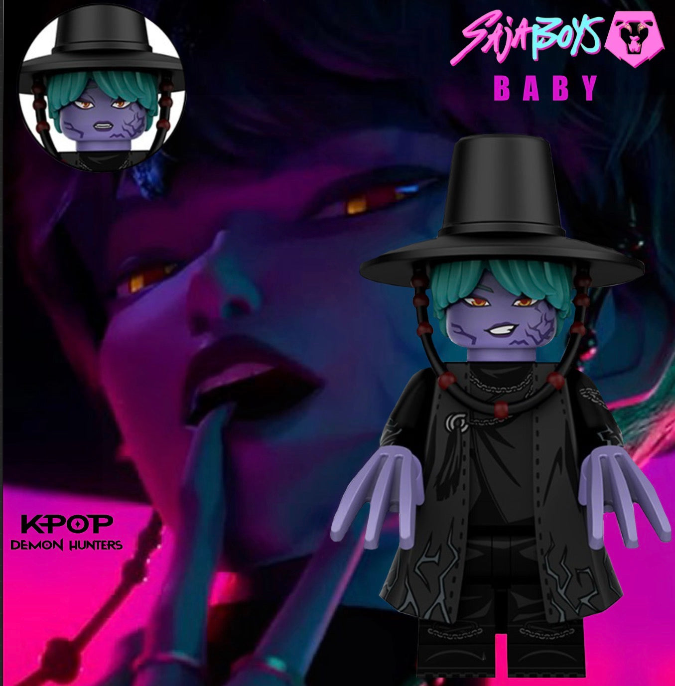 ♥️♥️♥️MINIFIGURE K-POP DÉMON HUNTER UNIVERS : BABY ♥️♥️♥️custom