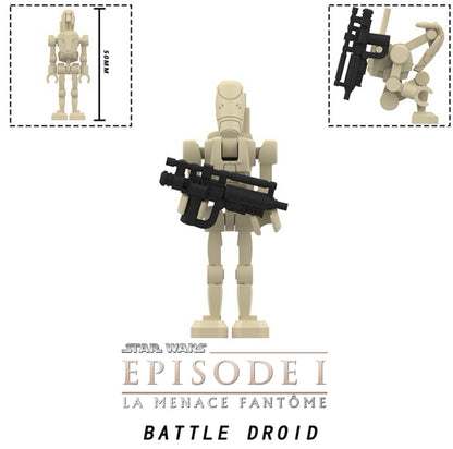 PREVENTE ⭐️⭐️MINIFIGURE STAR WARS UNIVERS: BATTLE DROID (new model) ⭐️⭐️Custom Disponibilité fin juin 2026