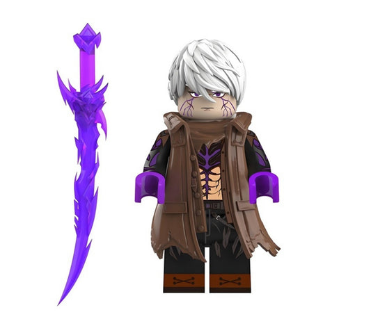 MINIFIGURE VIDÉO GAME UNIVERS (Crazy Fire Vele,Vlad) custom
