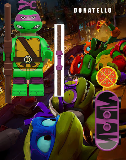 MINIFIGURE TORTUE NINJA UNIVERS: DONATELLO Custom