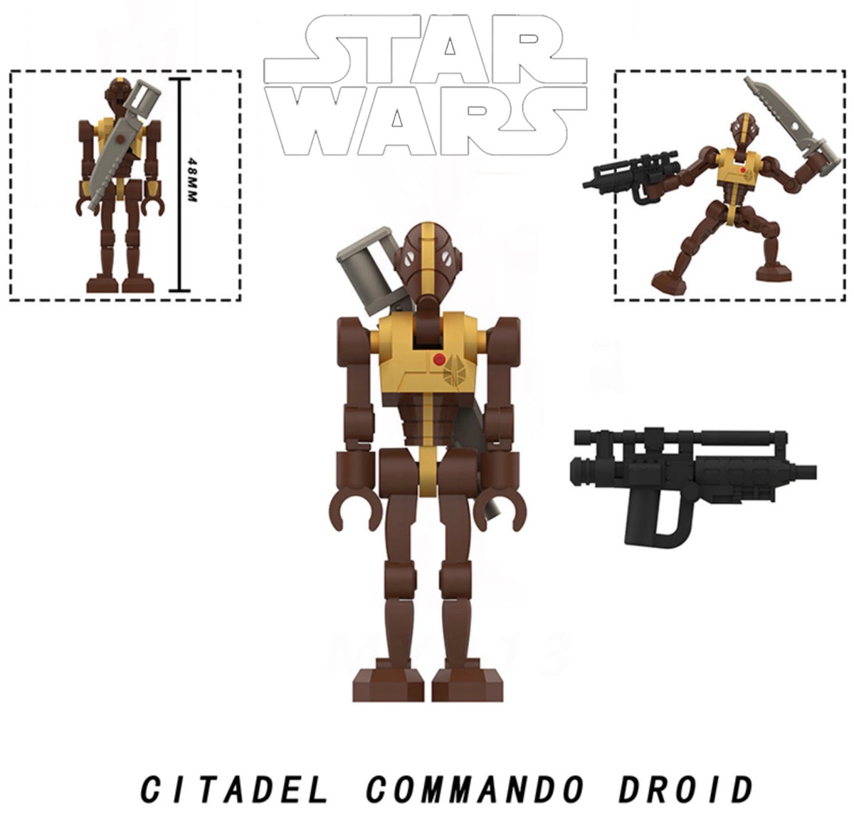 PREVENTE MINIFIGURE STAR WARS UNIVERS: COMMANDO DROID Custom Disponibilité Novembre 2026