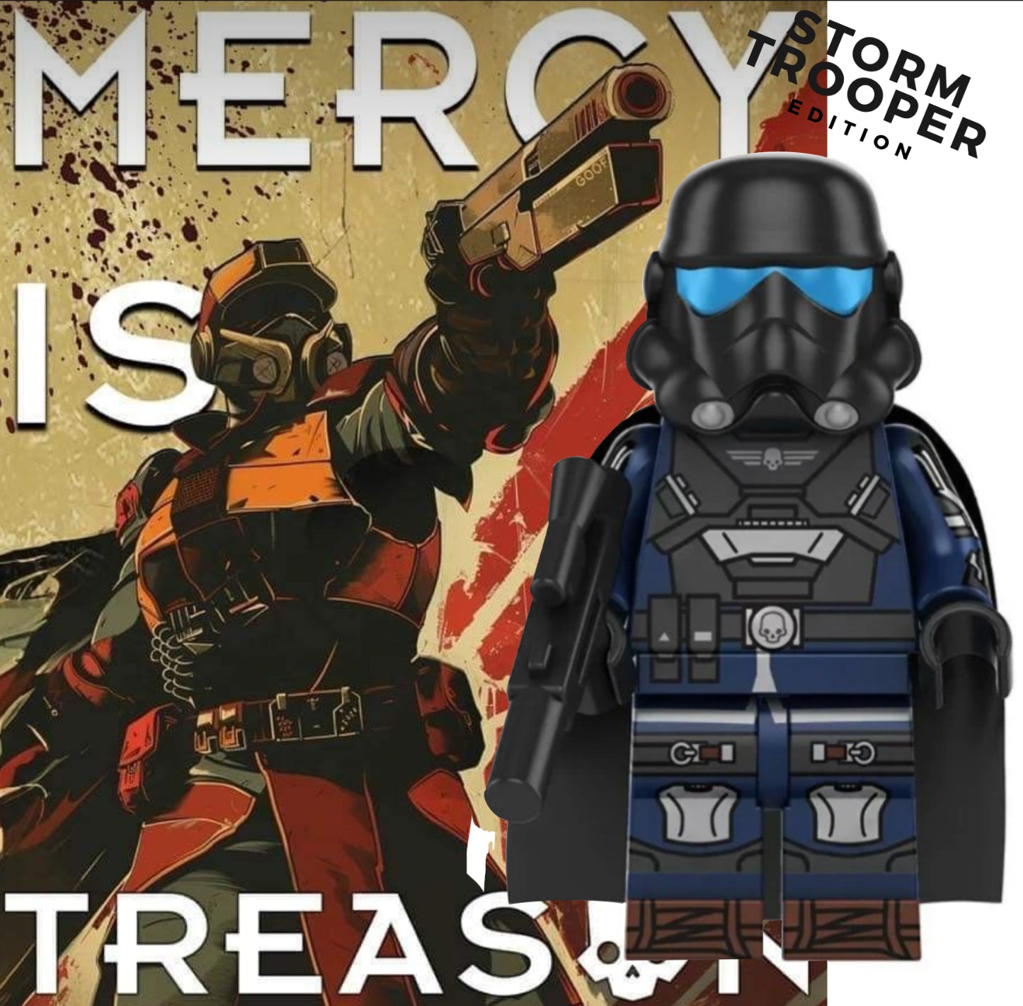 PREVENTE♥️♥️♥️MINIFIGURE STAR WARS UNIVERS: STORMTROOPER HELLDRIVER VERSION B ♥️♥️♥️ custom Disponibilité fin septembre 2025
