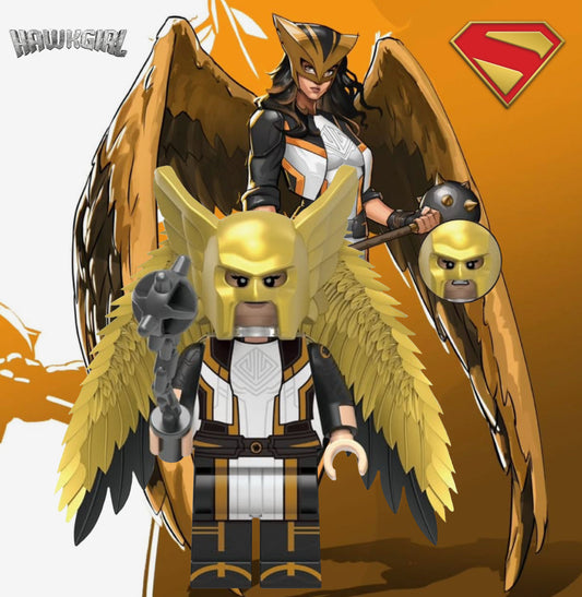 PREVENTE MINIFIGURE DC UNIVERS(SUPERMAN LEGACY): HAWKGIRL custom Disponibilité fin Juin 2025