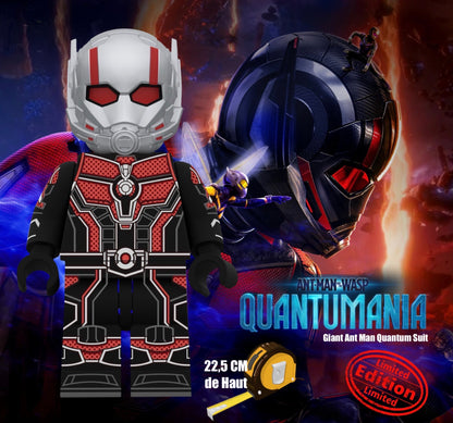 PRÉVENTE GIANT MINIFIGURE MARVEL UNIVERS: GIANT ANT MAN QUANTUM SUIT 22,5cm custom Disponibilité mi-septembre 2026