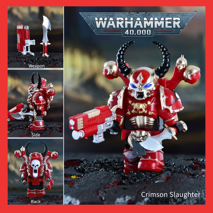 PREVENTE MINIFIGURE WARHAMMER 40K UNIVERS: CRIMSON  SLAUGHTER custom Disponibilité fin juin 2026