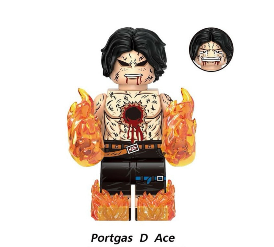 ♥️♥️MINIFIGURE ONE PEACE: PORTGAS D ACE ♥️♥️custom