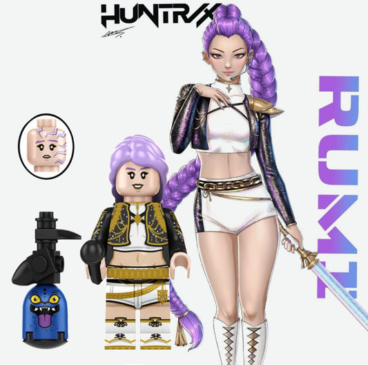 PREVENTE MINIFIGURE K-POP DÉMON HUNTER UNIVERS : RUMI custom Disponibilité fin Novembre 2025