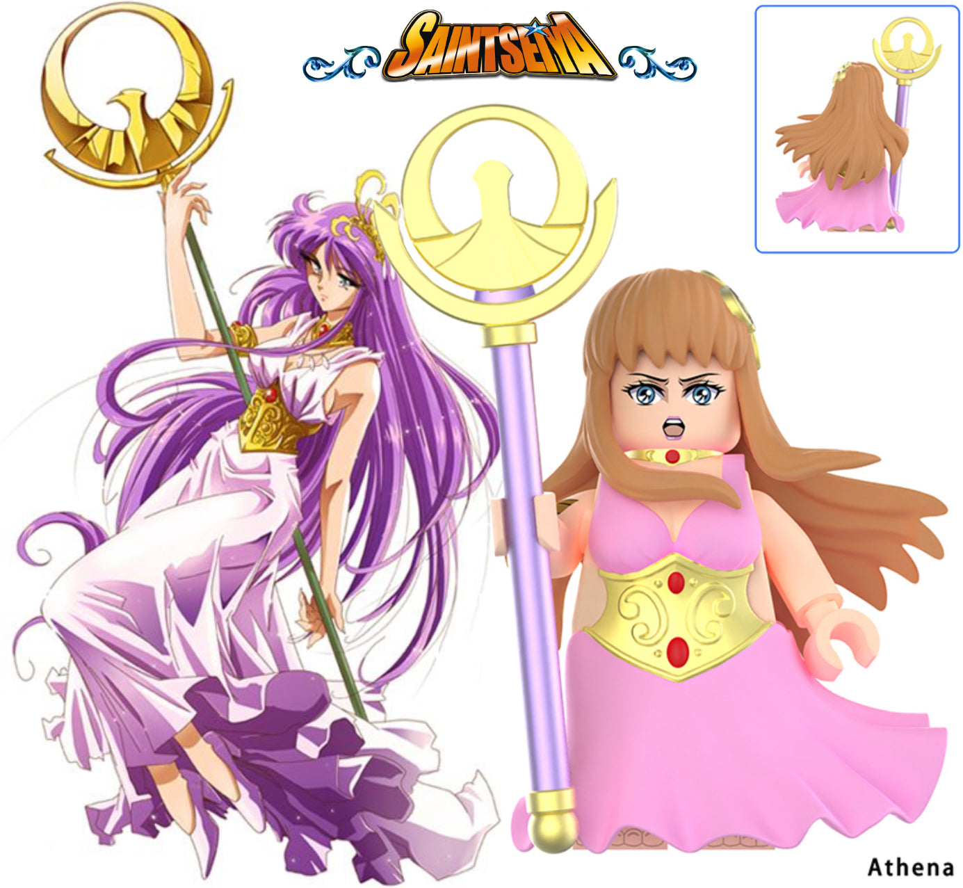 MINIFIGURE SAINT SEIYA UNIVERS: ATHENA custom