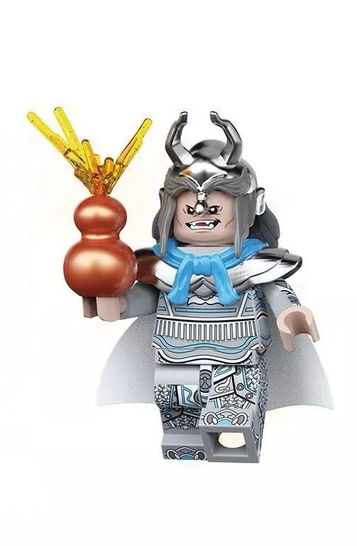 ♥️♥️♥️SUPERBE MINIFIGURE JOURNEY TO THE WEST UNIVERS: Silver Horn King ♥️♥️♥️Custom