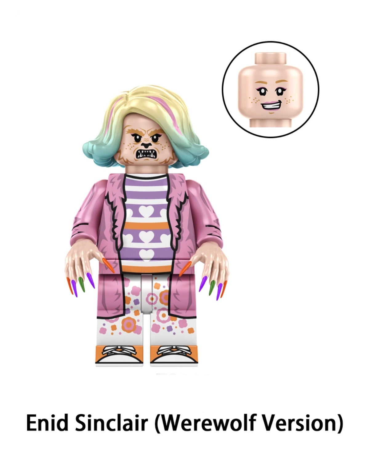 MINIFIGURE WEDNESDAY UNIVERS: ENID SINCLAIR / WEREWOLF Custom