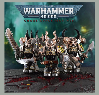 PREVENTE MINIFIGURE WARHAMMER 40K UNIVERS: IRON WARRIORS custom Disponibilité fin juin 2026