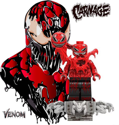 MINIFIGURE MARVEL UNIVERS: CARNAGE custom