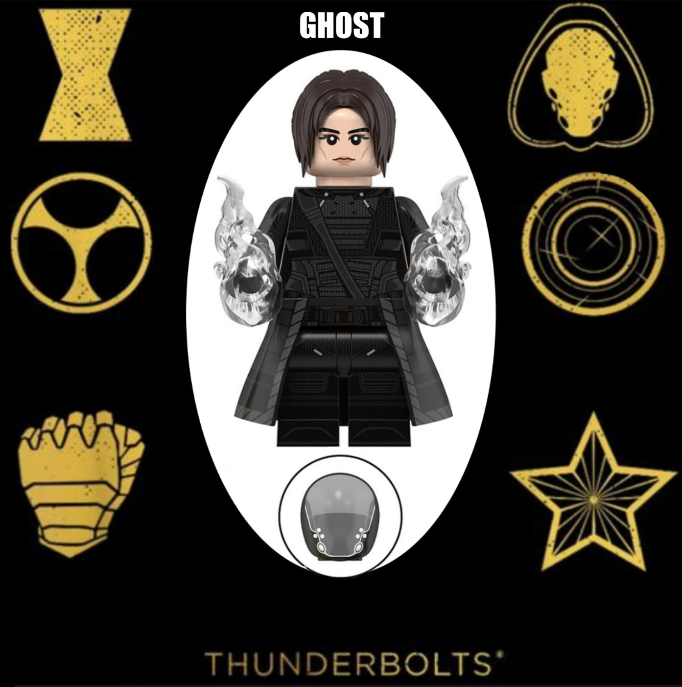 MINIFIGURE MARVEL UNIVERS: GHOST (THUNDERBOLTS*) custom