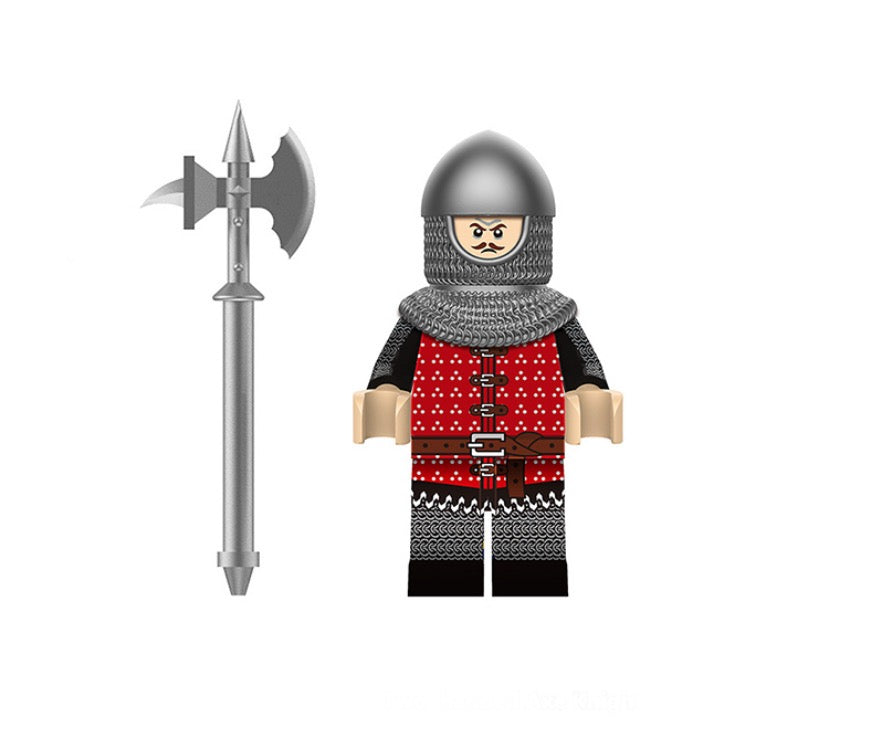 MINIFIGURE MÉDIÉVALE UNIVERS: SOLDAT Custom