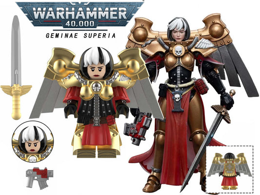 PREVENTE ⭐️⭐️⭐️MINIFIGURE WARHAMMER 40K UNIVERS: GEMINAE SUPERIA ⭐️⭐️⭐️ custom Disponibilité fin janvier 2026
