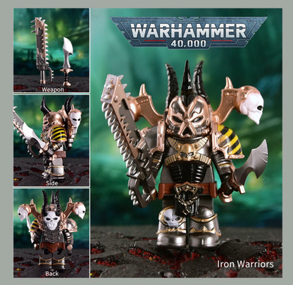 PREVENTE MINIFIGURE WARHAMMER 40K UNIVERS: IRON WARRIORS custom Disponibilité fin juin 2026