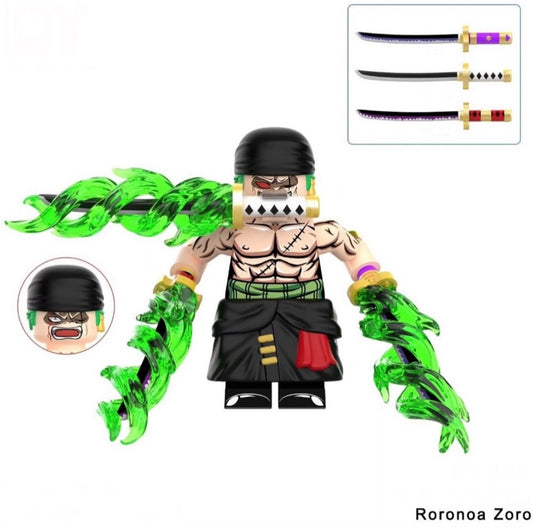 ♥️♥️MINIFIGURE RORONOA ZORO ♥️♥️custom