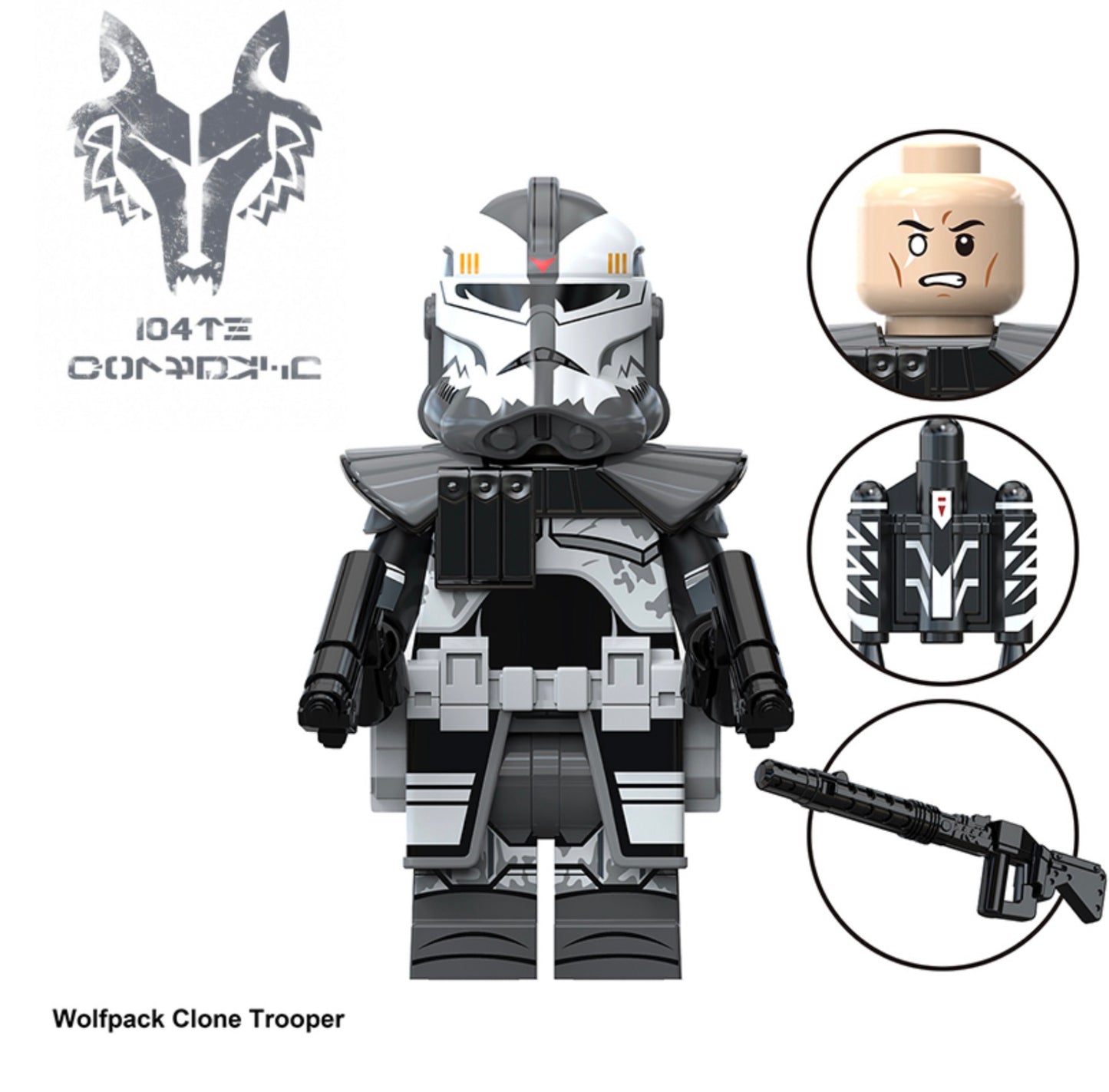 PREVENTE MINIFIGURE STAR WARS UNIVERS: 104th WOLFPACK CLONE TROOPER Custom Disponibilité mi-juin 2026