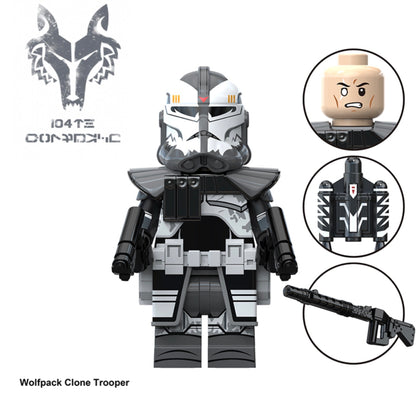 PREVENTE MINIFIGURE STAR WARS UNIVERS: 104th WOLFPACK CLONE TROOPER Custom Disponibilité mi-juin 2026