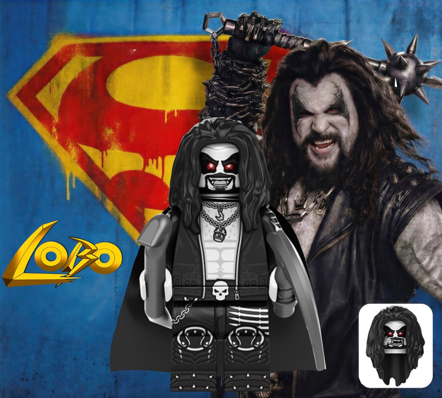 PREVENTE MINIFIGURE DC UNIVERS: LOBO Custom Disponibilité fin  juillet 2026