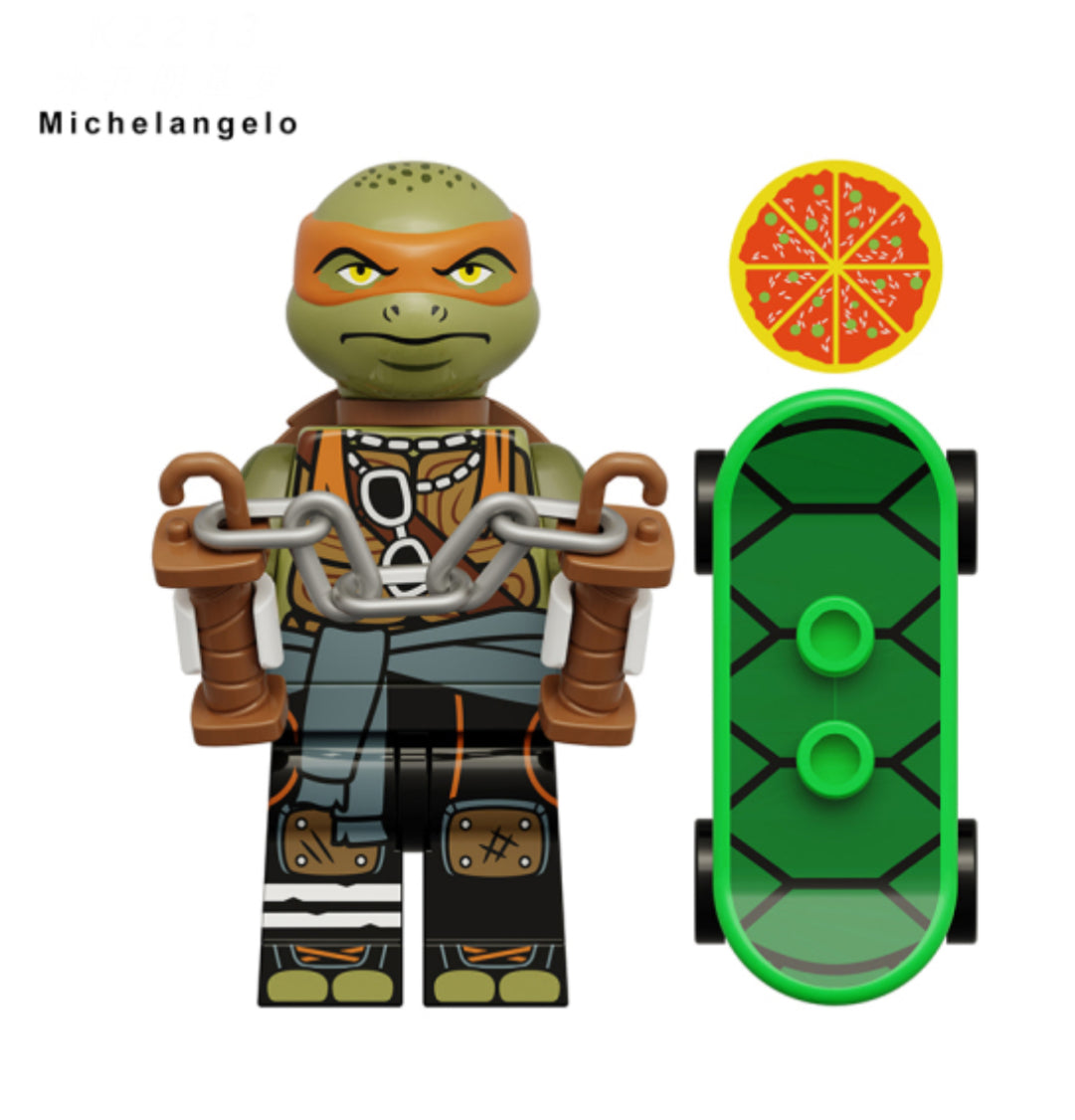 MINIFIGURE TORTUE NINJA UNIVERS: MICHELANGELO Custom