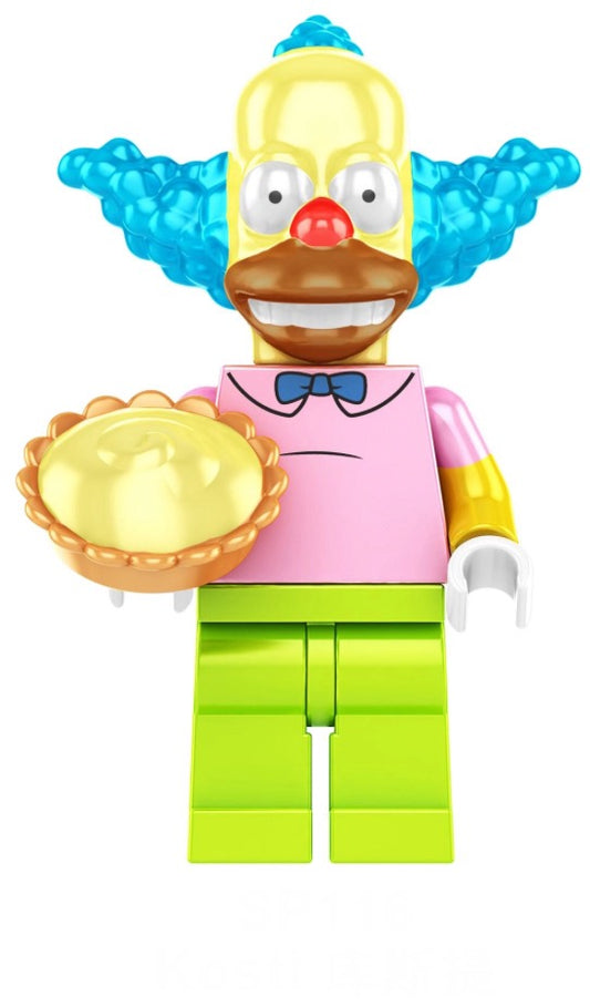 MINIFIGURE THE SIMPSON UNIVERS : KRUSTY LE CLOWN custom