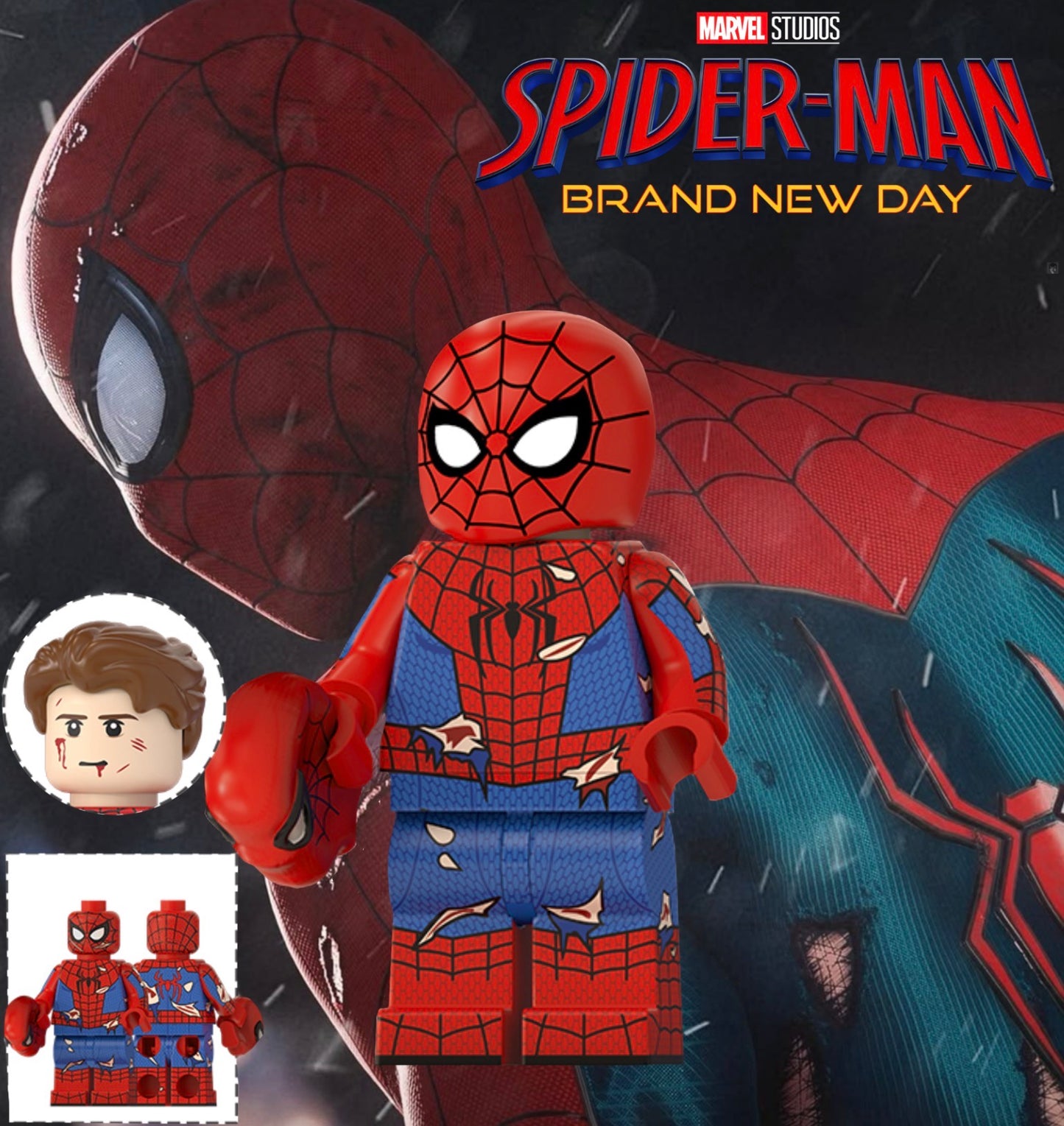 PREVENTE MINIFIGURE MARVEL UNIVERS (SPIDERMAN):SPIDER-MAN Custom Disponibilité mi-septembre 2026
