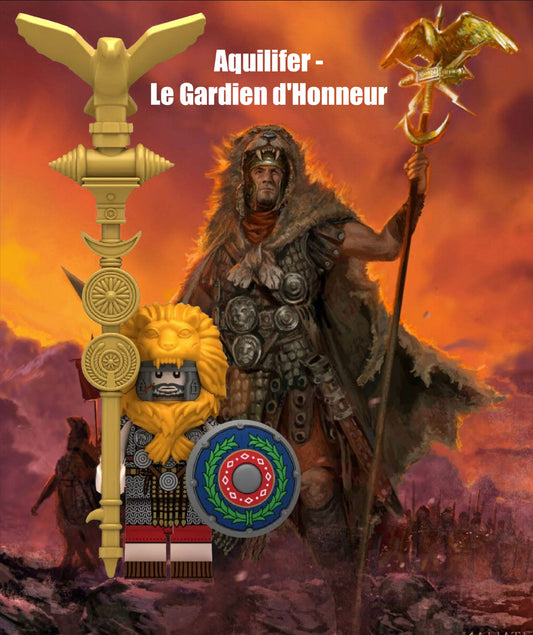 ♥️♥️♥️MINIFIGURE EMPIRE ROMAIN UNIVERS: Aquilifer - Le Gardien d'Honneur  ♥️♥️♥️custom