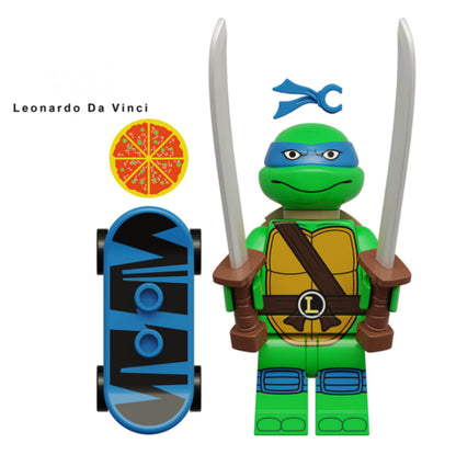 MINIFIGURE TORTUE NINJA UNIVERS: LEONARDO Custom