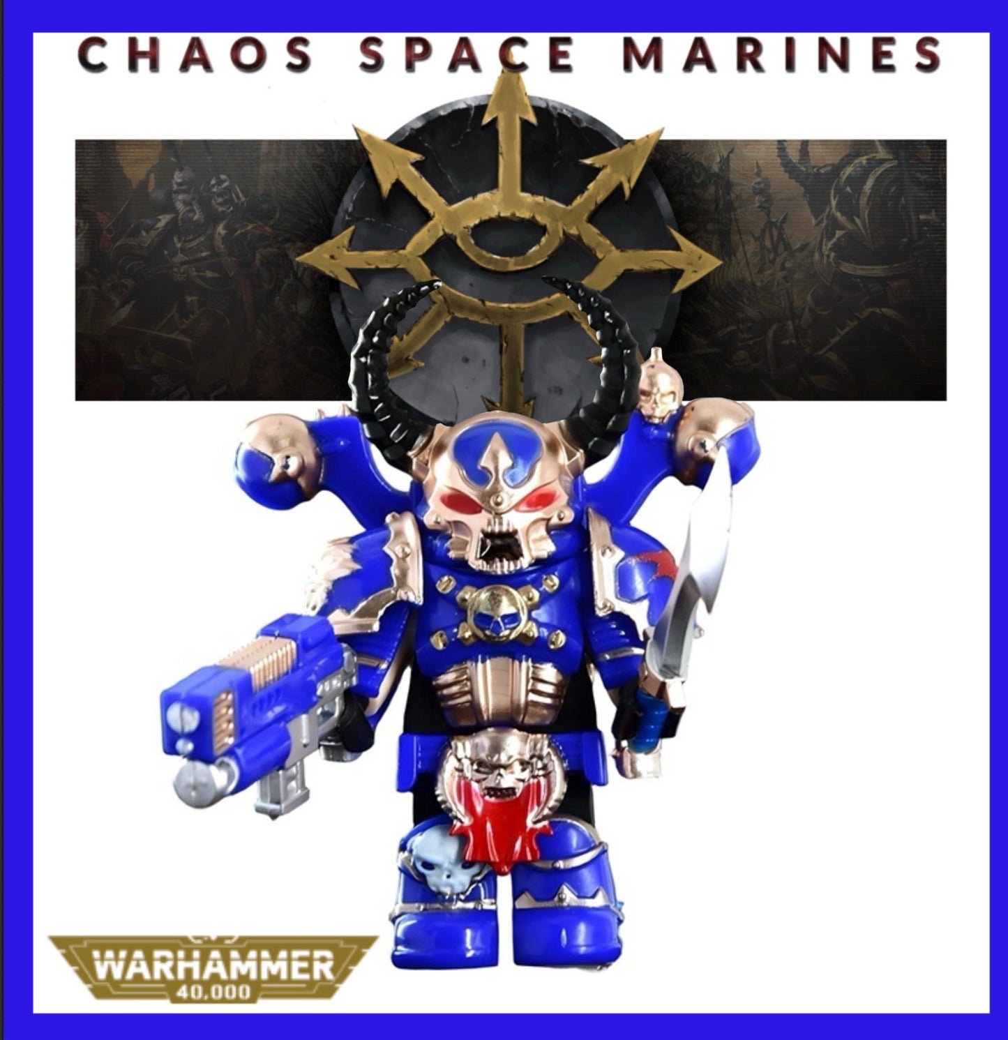 PREVENTE MINIFIGURE WARHAMMER 40K UNIVERS: NIGHT LORDS custom Disponibilité fin juin 2026