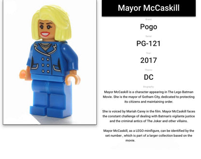 MINIFIGURE VINTAGE DC UNIVERS : MAYOR McCASKILL (2017)custom
