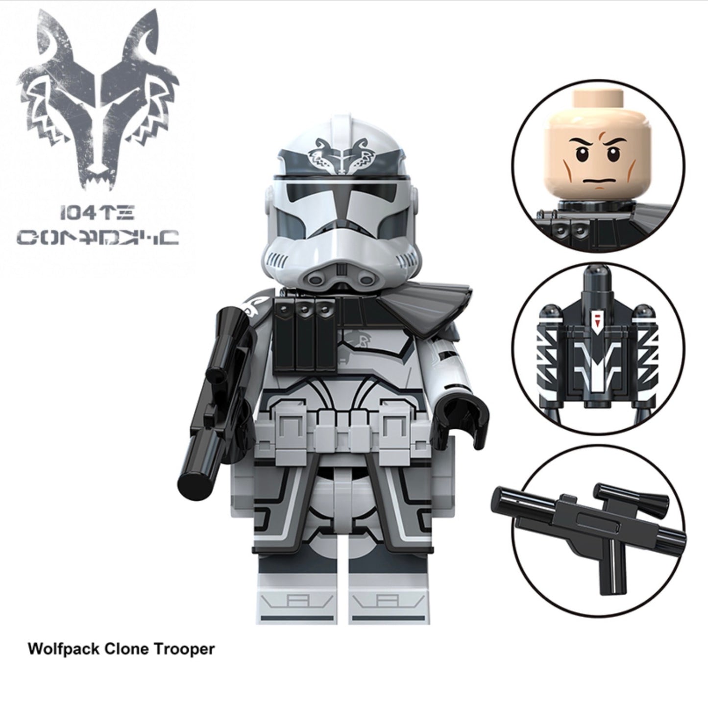 PREVENTE MINIFIGURE STAR WARS UNIVERS: 104th WOLFPACK CLONE TROOPER Custom Disponibilité mi-juin 2026