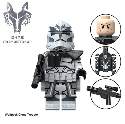 PREVENTE MINIFIGURE STAR WARS UNIVERS: 104th WOLFPACK CLONE TROOPER Custom Disponibilité mi-juin 2026