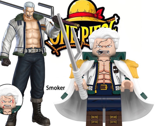 ⭐️⭐️⭐️MINIFIGURE ONE PEACE UNIVERS: SMOKER ⭐️⭐️⭐️custom