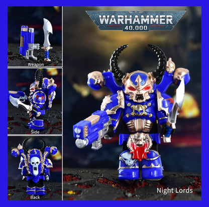 PREVENTE MINIFIGURE WARHAMMER 40K UNIVERS: NIGHT LORDS custom Disponibilité fin juin 2026