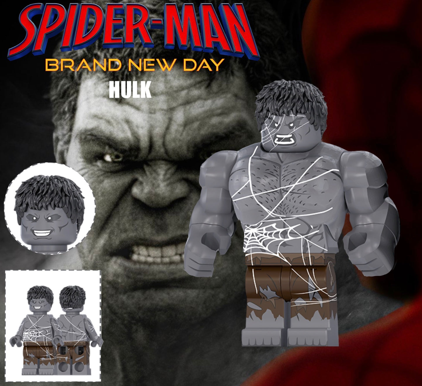 MINIFIGURE MARVEL UNIVERS (SPIDERMAN): HULK Custom