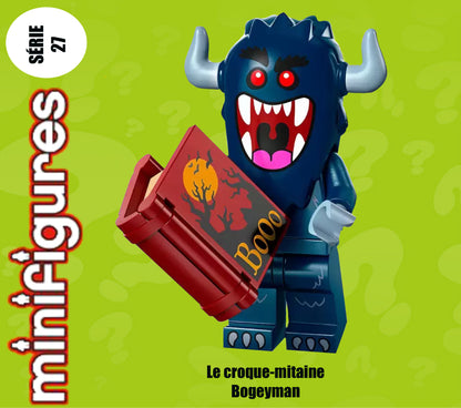 PREVENTE MINIFIGURE SÉRIES 27: LE CROQUE-MITAINE "socle+fascicule" custom Disponibilité fin janvier 2025