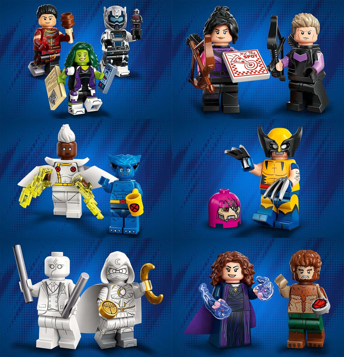 MINIFIGURE MARVEL SÉRIES 2: Agatha Harkness "Socle+Fascicule inclus "