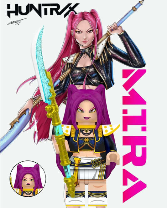 ♥️♥️♥️MINIFIGURE K-POP DÉMON HUNTER UNIVERS : MIRA ♥️♥️♥️custom