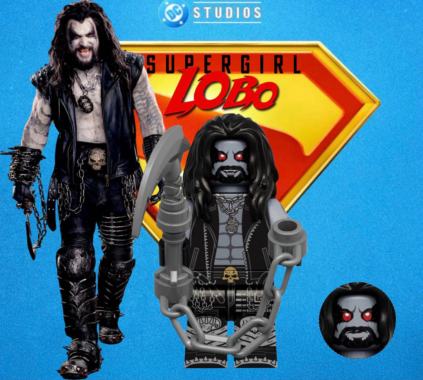 PREVENTE MINIFIGURE DC UNIVERS: LOBO Custom Disponibilité fin septembre 2026