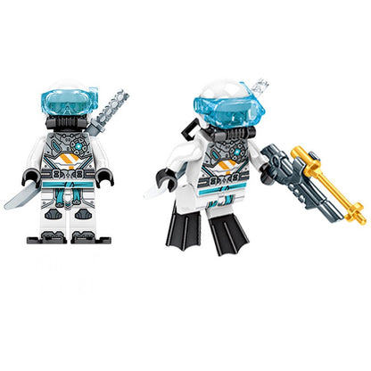 MINIFIGURE NINJAGO UNIVERS:  SCUBA ZANE CUSTOM