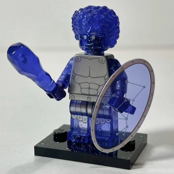 MINIFIGURE SPACE SÉRIES 26: Orion with translucent parts "socle+fascicule" custom