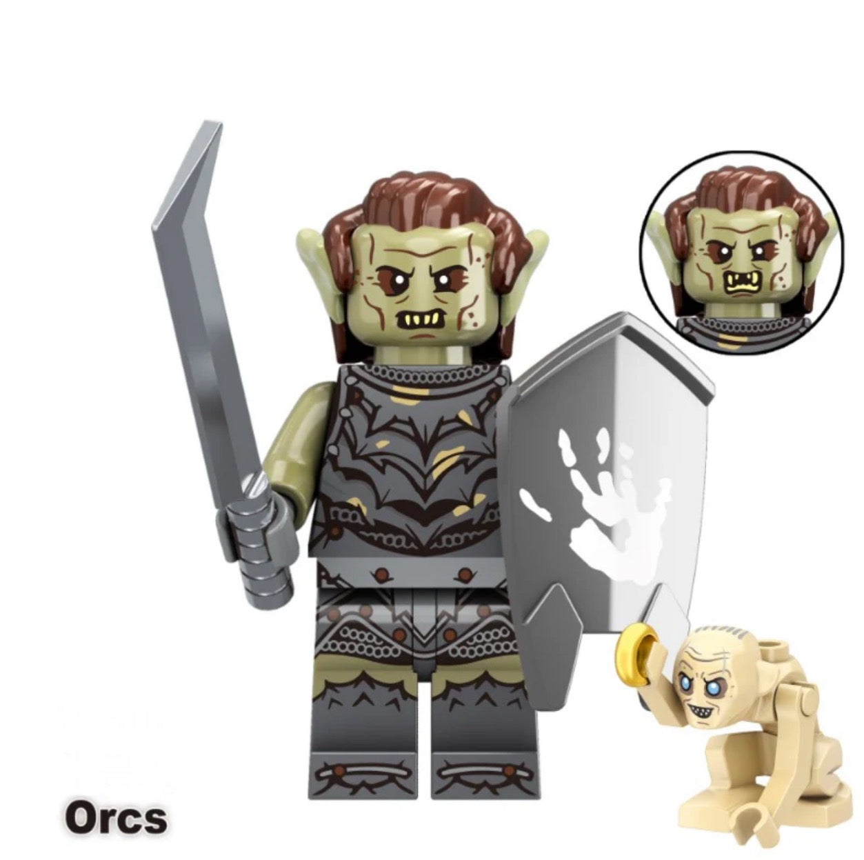 MINIFIGURE LOTR/HOBBIT/TROP UNIVERS: ORCS CUSTOM