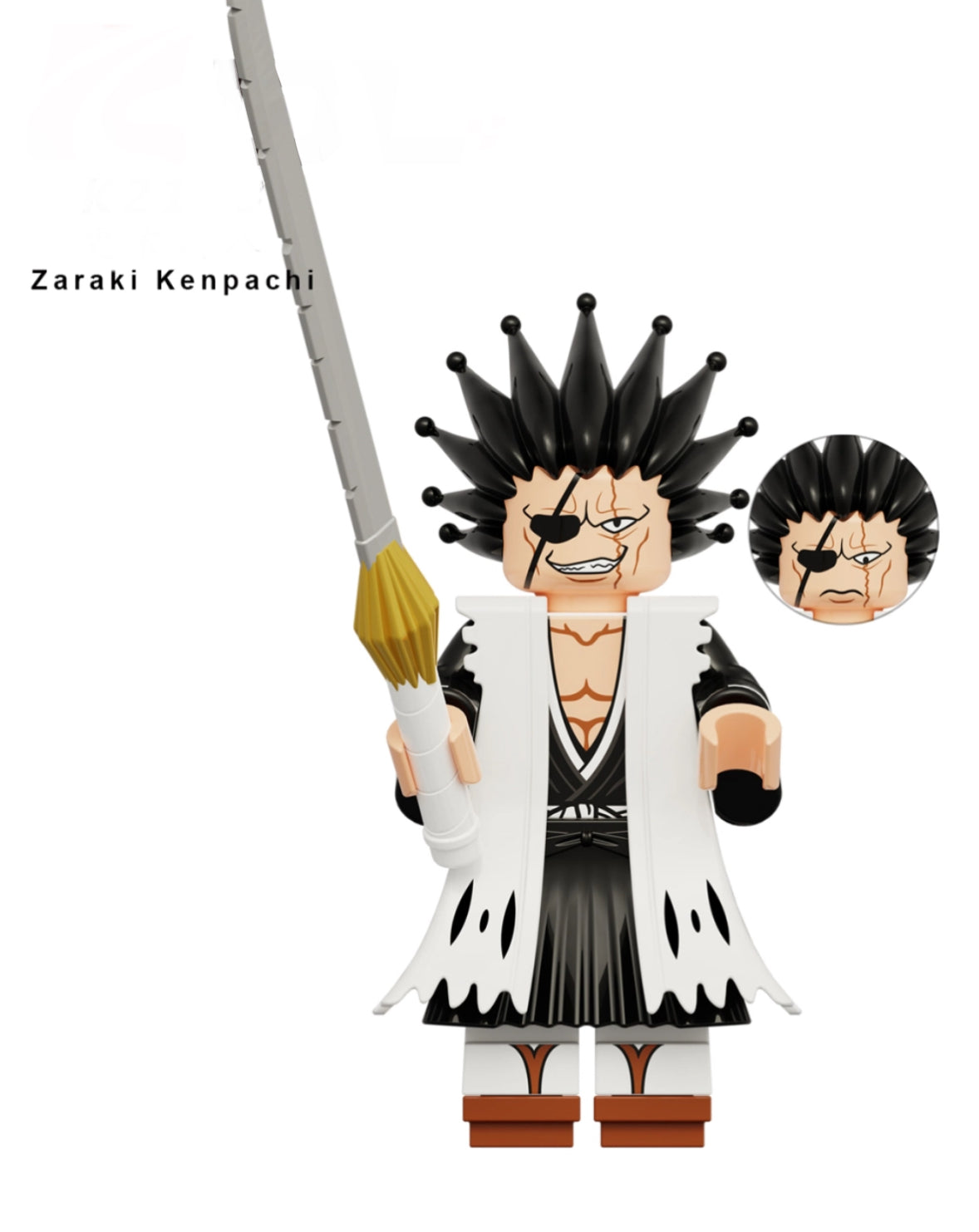 MINIFIGURE ZARAKI KENPACHI custom