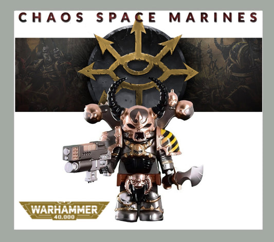 PREVENTE MINIFIGURE WARHAMMER 40K UNIVERS: IRON WARRIORS custom Disponibilité fin juin 2026