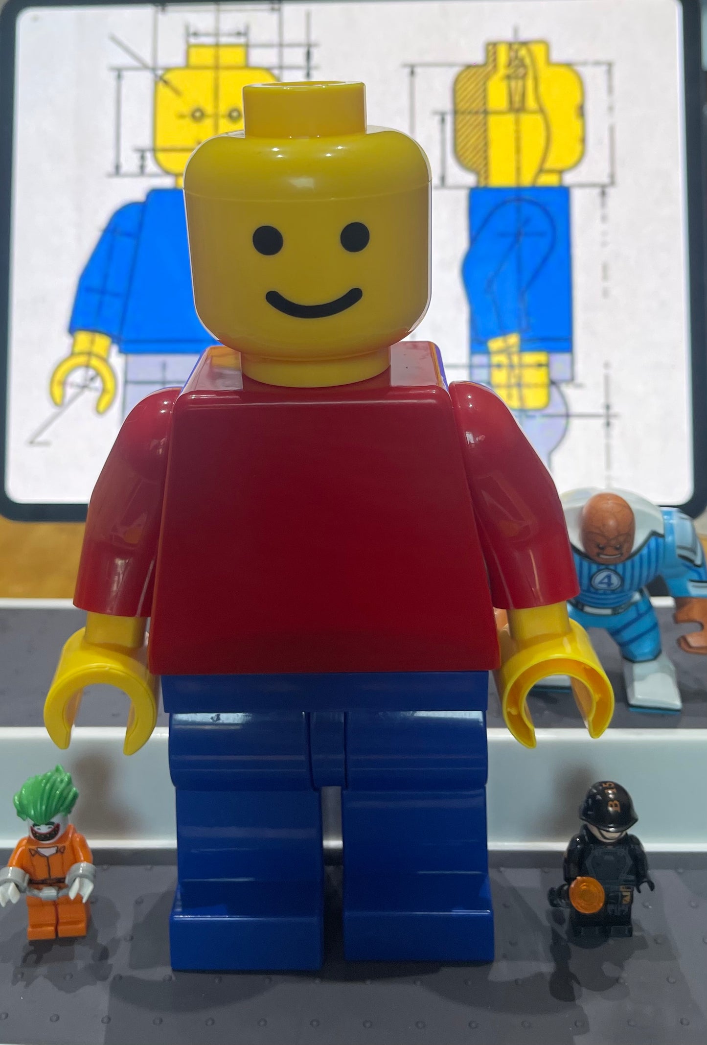 ♥️♥️♥️♥️MINIFIGURE GÉANTE "IL ÉTAIT UNE FOIS…" custom♥️♥️♥️♥️